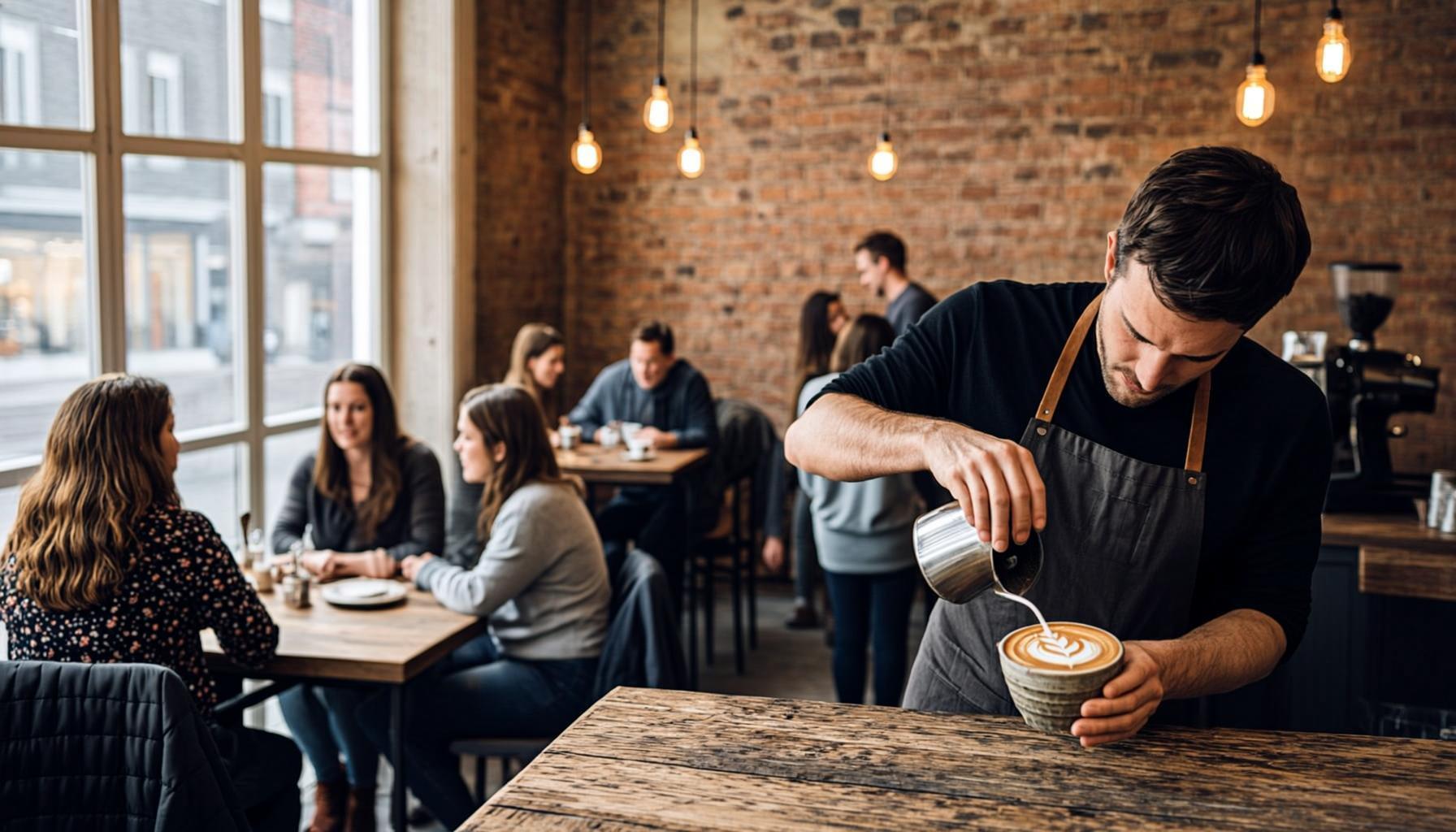 Specialty coffee shop in London